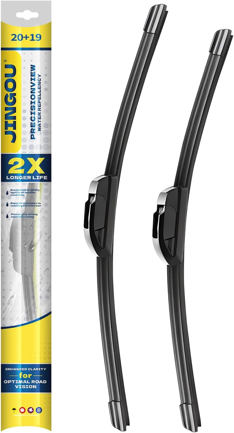 26''+18'' Front Windshield Wiper Blades Compatible with 2012-2017 Toyota Camry/2004-2009 Toyota Prius OEM QUALITY Premium All-Season Automotive Replacement Wipers (Pack of 2) - Colors A