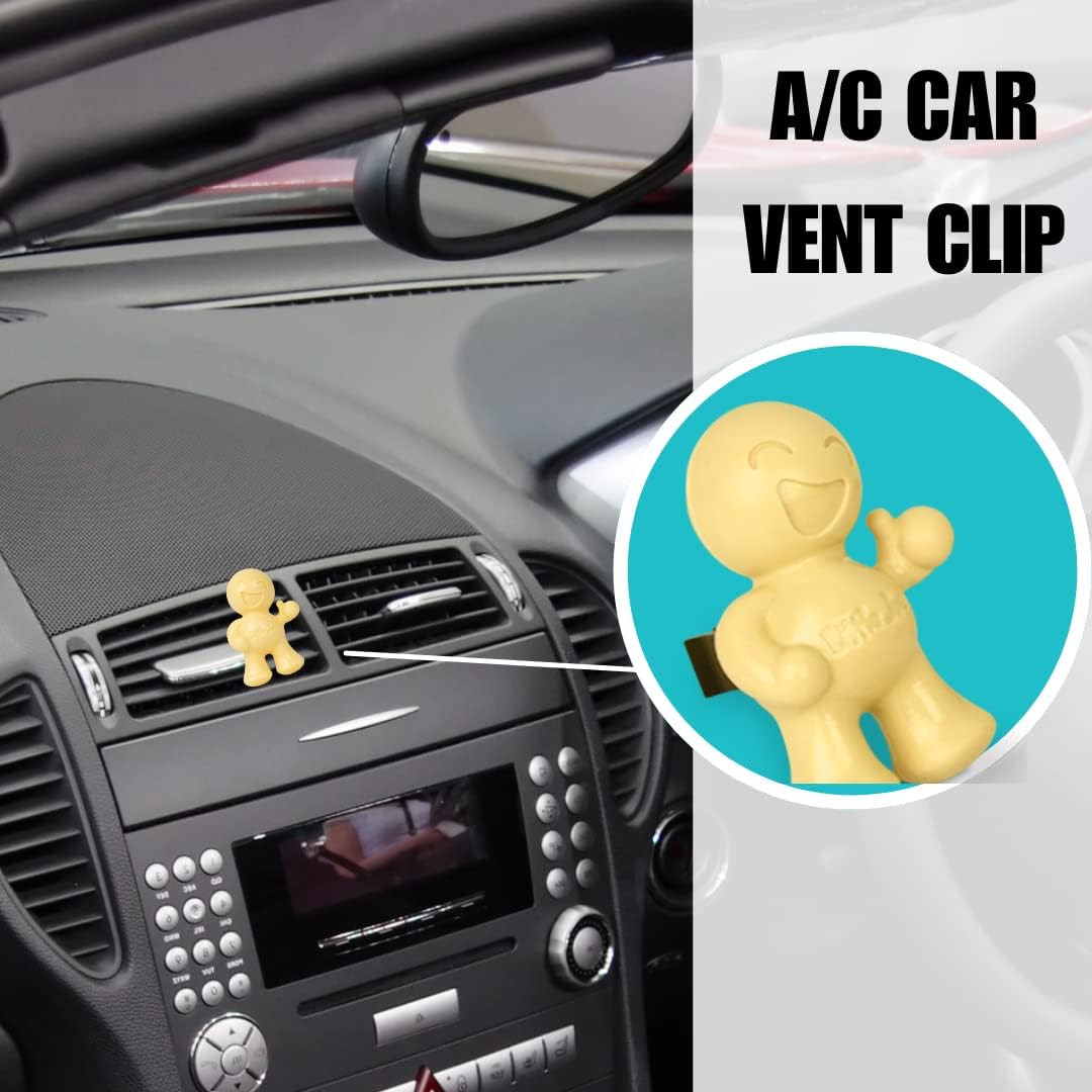 Little Joe 96401 New Car Scent Car Air Freshener Vent Clip, Fights Odors for up to 45 Days, Long-Lasting Freshness, Cute Car Odor Eliminator, Pack of 1