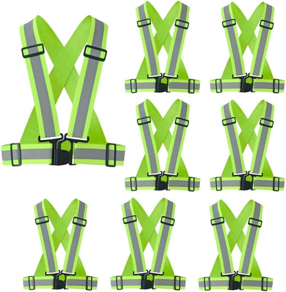 2.0 IN High Visibility Reflective Safety Strap for Construction, Running, Cycling