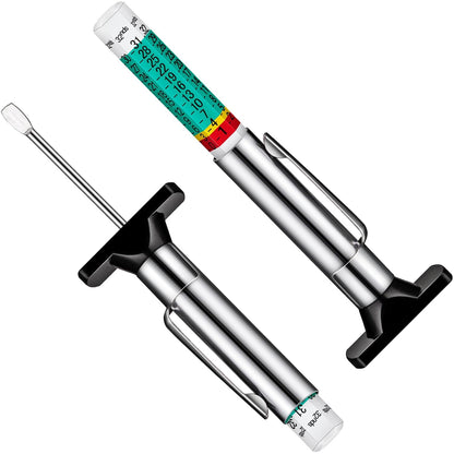 LUMITECO 3-Pack Tire Tread Depth Gauge, Color Coded Tire Tread Gauge in 1/32 Inch, Efficient Tread Depth Gauge 32nds Tire Measure Tool Depth for Car, Semi Truck Tire Wear Tread Checker