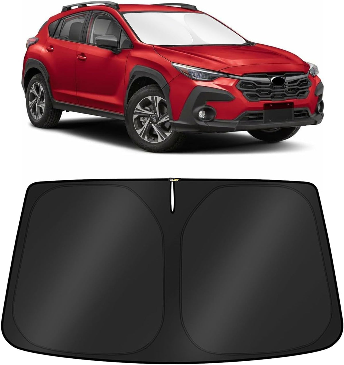 KUST Windshield Sun Shade for Toyota RAV4 2019-2022 2023 2024 2025 2026 Window Accessories Shade Sun Visor Cover Foldable Block UV Rays - Colors A