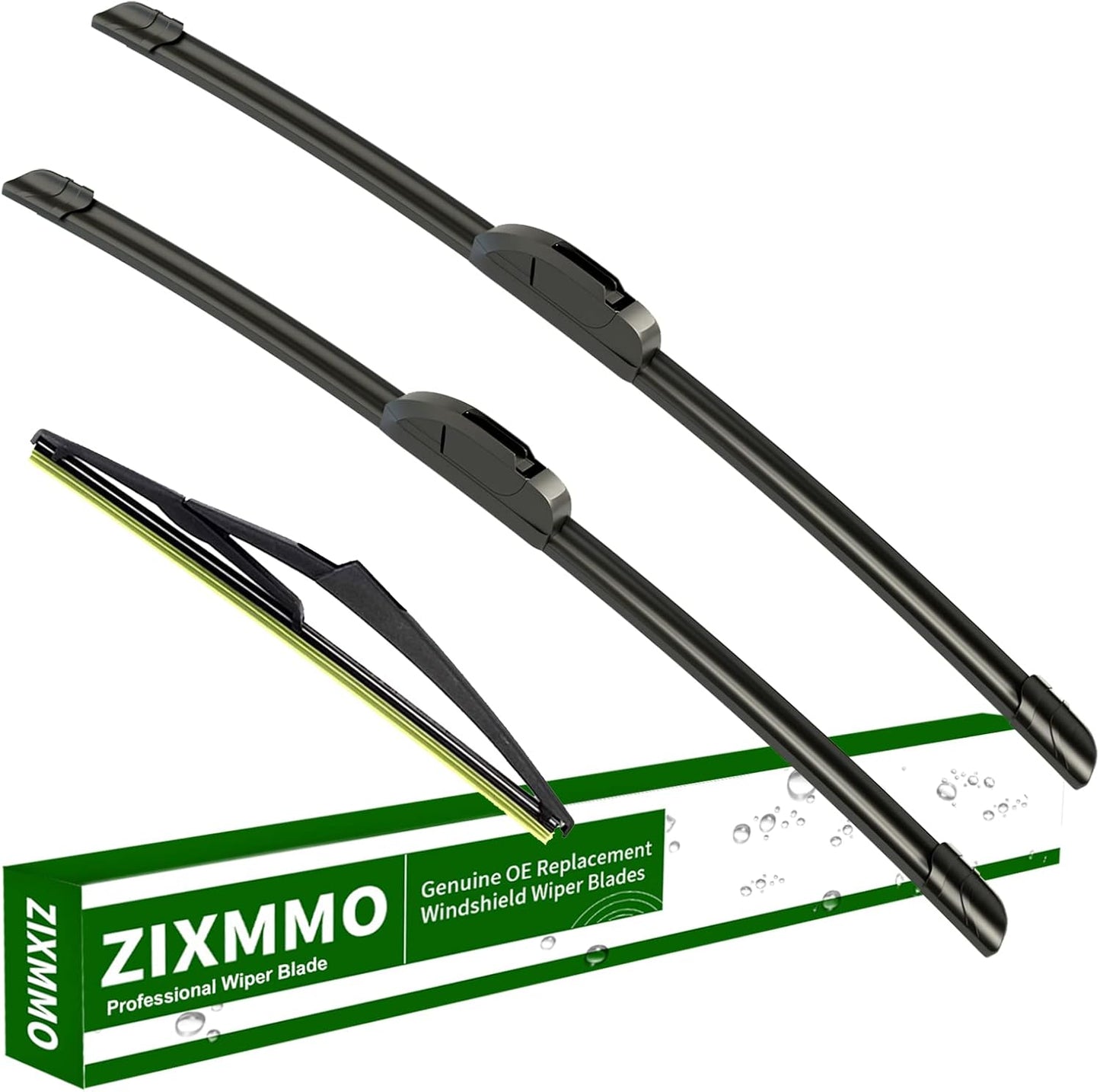3 Factory Wiper Blade Replacement for Subaru Impreza 2017-2020 2021 2022 2023 Crosstrek 2018-2021 2022 2023 Original Equipment Windshield Wiper Blades Set - 26"/16"/12"(Set of 3) Top Lock - Colors A