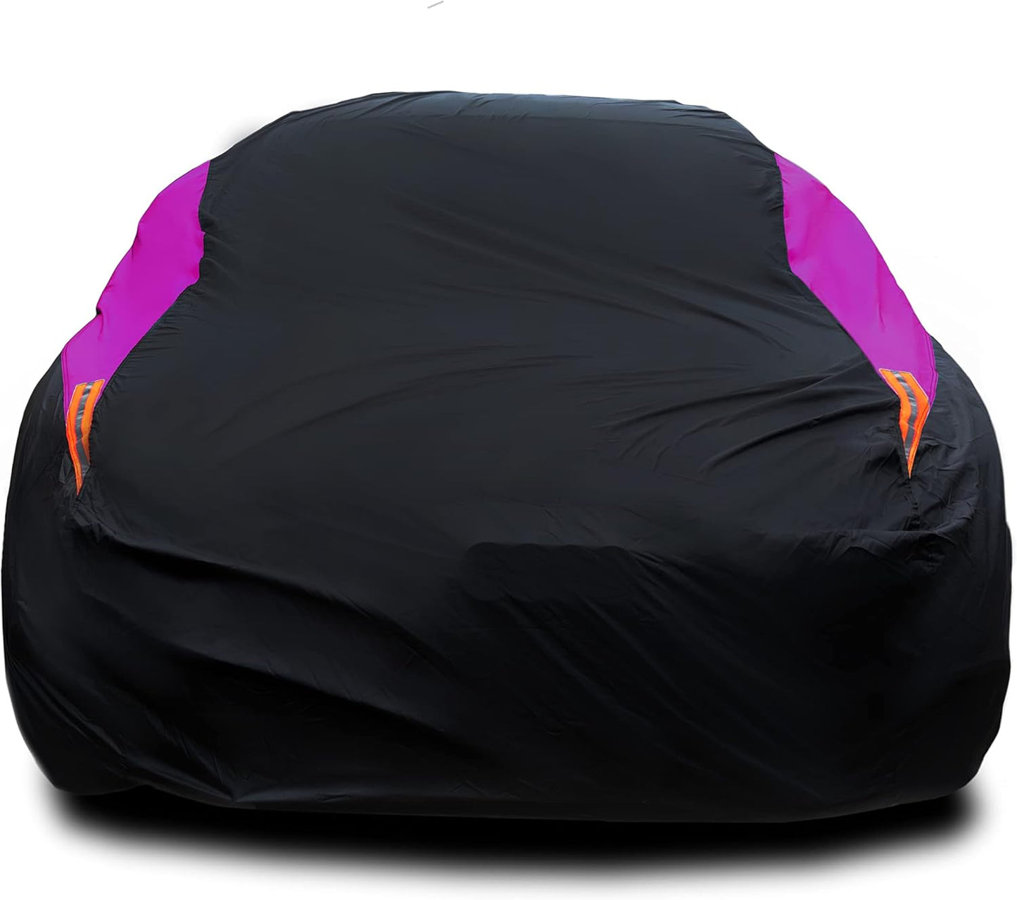 MORNYRAY Waterproof Car Cover All Weather Snowproof UV Protection Windproof Outdoor Full car Cover, Universal Fit for Sedan (Fit Sedan Length 194-206 inch, Blue)