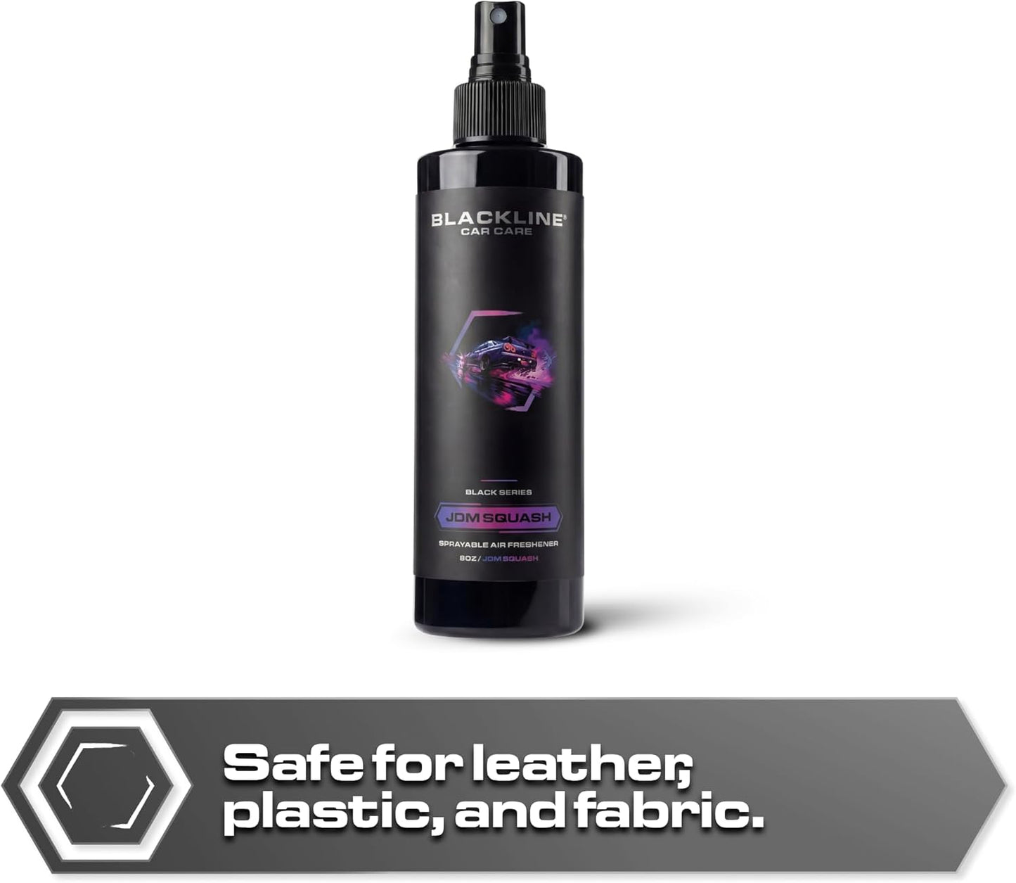 Blackline Car Care - Ocean Breeze Car Air Freshener Spray, Premium Odor Eliminator for Cars, Trucks, RVs, SUV, or Home Use - 8 fl OZ - Air Freshener - Ocean Breeze Spray