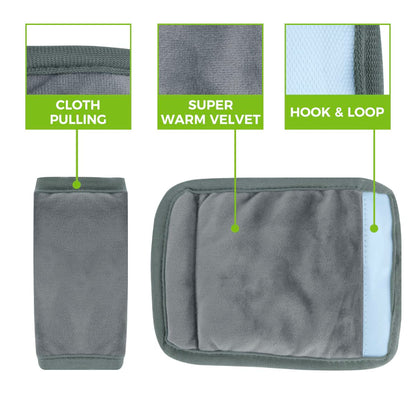COOLBEBE Car Seat Straps Shoulder Pads for Baby Kids, Super Soft Seat Belt Covers for All Car Seats/Pushchair/Stroller/High Chair