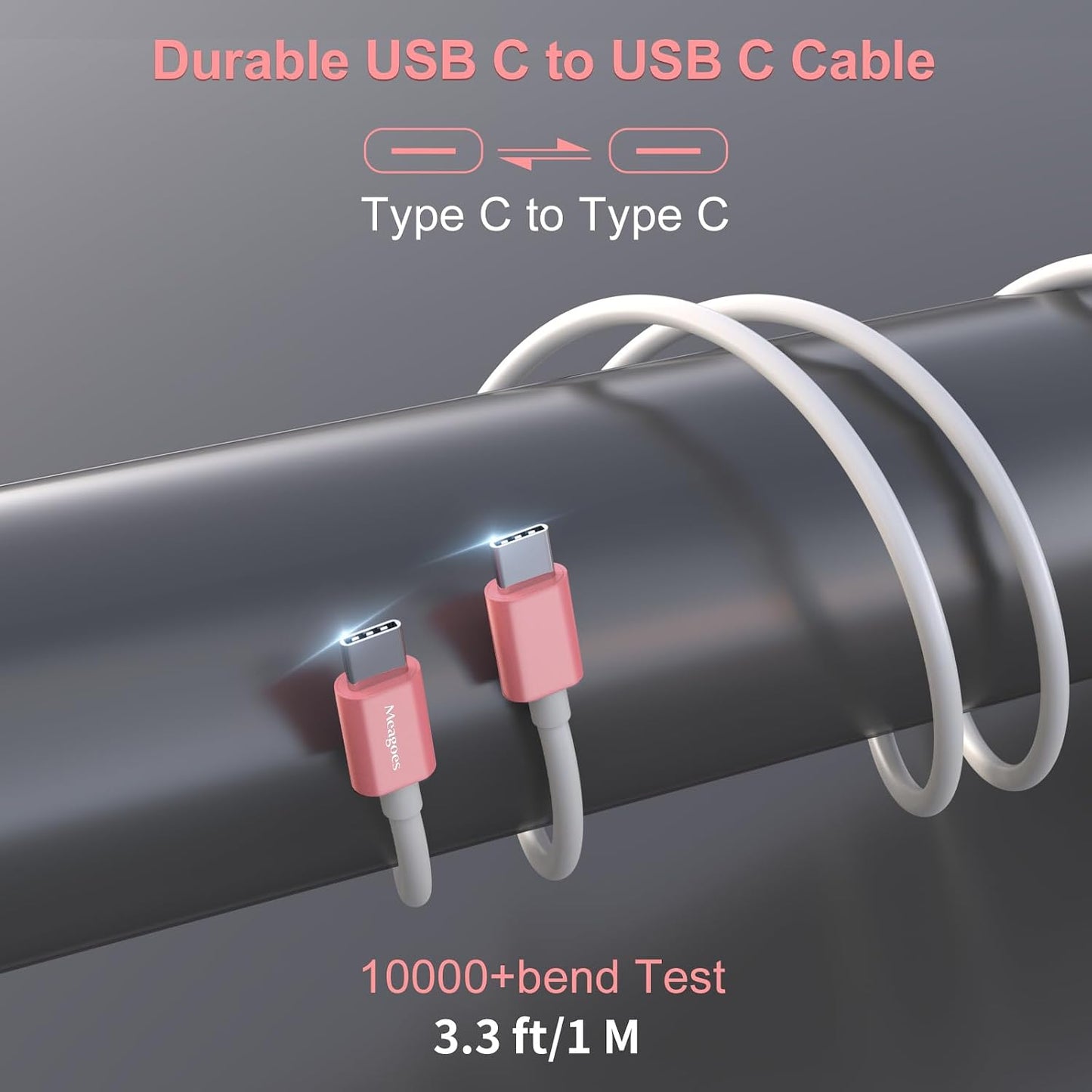67.5W Car Charger USB C Super Fast Charging, 45W USBC & QC3.0 Port Plug for iPhone 17 Pro Max/Air/16/15/iPad, Samsung S26/S25 Android Cell Phone, Dual 12V Cigarette Lighter Adapter+ 3.3ft Type C Cable