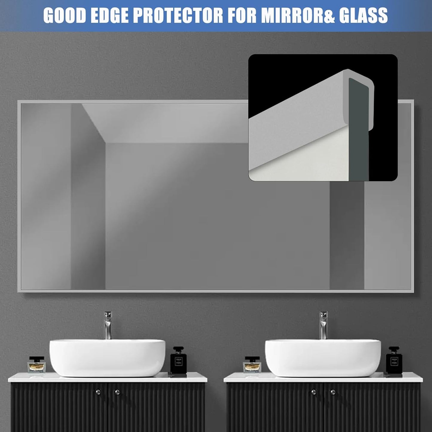 Rubber Edge Trim, 1/16" Self Adhesive Flexible U Channel Edge Protecter for Sheet Metal, Car Doors, U Shaped Sharp Edge Guards, Fit for 0-5/64" Wide Edge, Black Color, 10Ft, EPDM Material