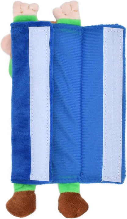 HODRME Car Seat Belt Covers for Kids-Cute Plush Safty Belt Protector Cushions Shoulder Pads, School Bag Strap Covers, Baby Carriage Strap Covers, 2 Pieces
