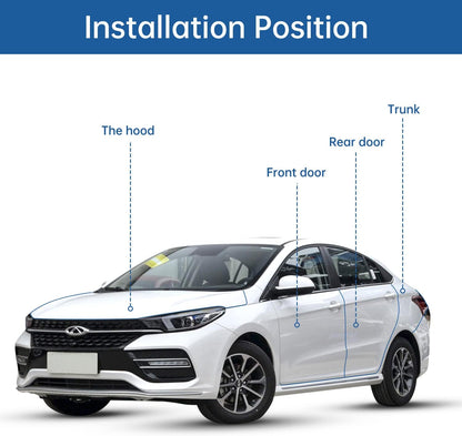 Car Door Edge Guards 16Ft(5M) Automotive Door Entry Guard U Shape Car Door Trim Protector for Most Car