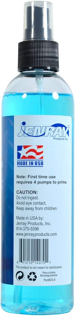 Jenray Zero Smoke Odor Eliminator Spray, 8 oz - Eliminates cigars, cigarettes, smoke odors as well as mold, food smells and musty rooms.