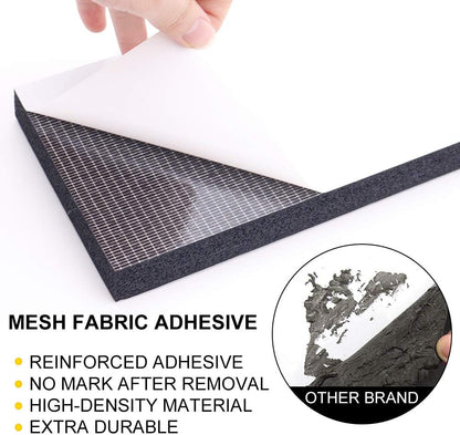 Garage Wall Protector 2 Pack Car Door Corner Edge Waterproof Bumper Guard Protector High Density Self Adhesive Foam Pad for Parking Vehicle 11.8" x 3.9" x 0.8"