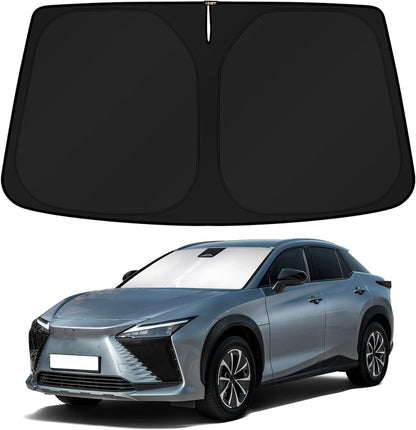 KUST Windshield Sun Shade for Toyota RAV4 2019-2022 2023 2024 2025 2026 Window Accessories Shade Sun Visor Cover Foldable Block UV Rays - Colors D
