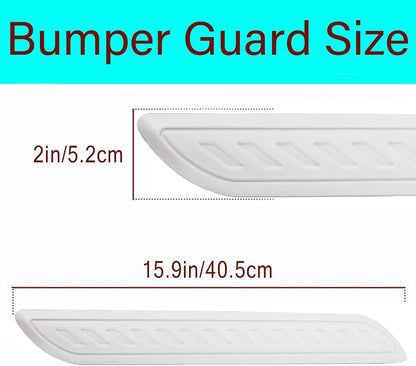 Anti-Collision Patch Car Bumper Guard Strip Anti-Scratch Bumper Protector Trim Universal Rear Bumper Protector Car Door Edge Guards Car Side Door Edge Guards Protector (Black-4Pack)