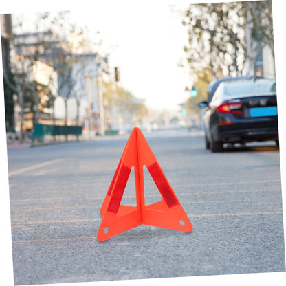 ULTECHNOVO 6-Pack Foldable Emergency Safety Triangles, DOT Compliant Reflective Roadside Warning Triangles for Vehicle Breakdown and Accident, High-Visibility Hazard Signs for Truck and Car Road Safet