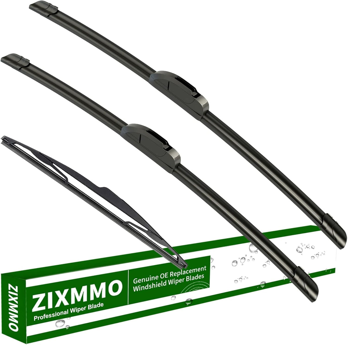 3 Factory Wiper Blade Replacement for Subaru Impreza 2017-2020 2021 2022 2023 Crosstrek 2018-2021 2022 2023 Original Equipment Windshield Wiper Blades Set - 26"/16"/12"(Set of 3) Top Lock - Colors B