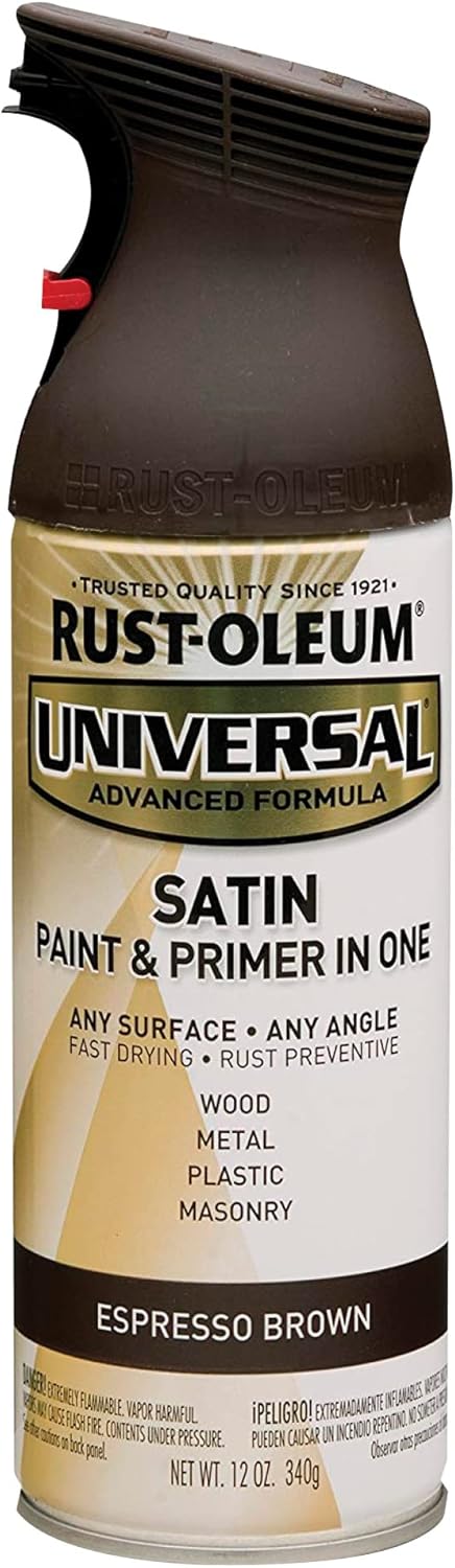 Rust-Oleum 302151 Universal All Surface Clear Topcoat Spray, 11 oz, Dead Flat Clear - Colors A