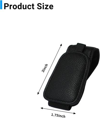 Yuoyar 2 Packs Magnetic Sunglass Holder for Car Visor (Grey) | Magnetic Interior Car Accessories