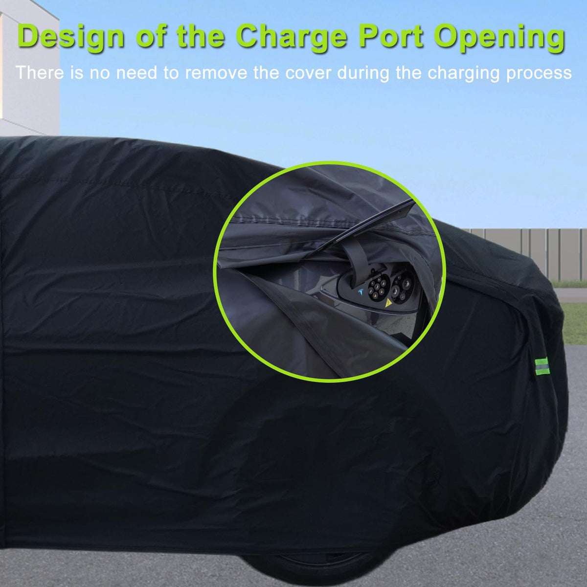 Car Cover Waterproof All Weather for Automobiles, Outdoor Full Exterior Covers for Sedan Black(Suggest Car Length from 194"-208")