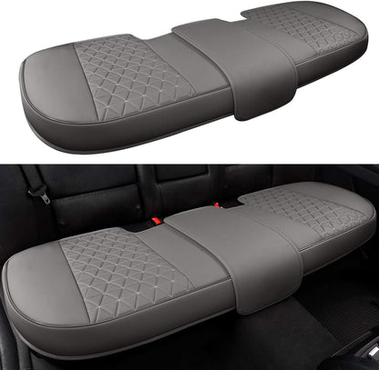 Black Panther Luxury Faux Leather Car Seat Cover Front Bottom Seat Cushion Cover, Anti-Slip and Wrap Around The Bottom, Fits 95% of Vehicles - 1 Piece,Black