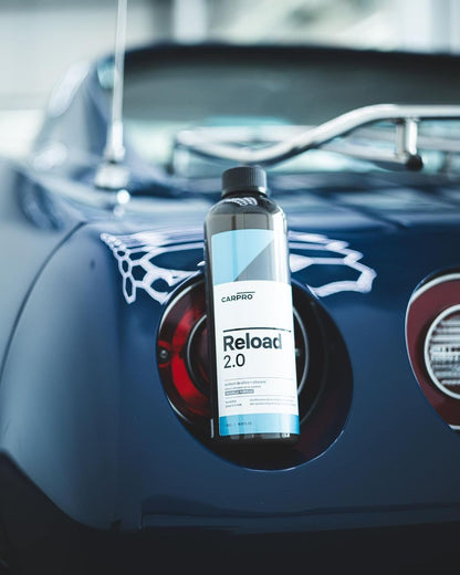 CARPRO Reload 2.0 Spray Sealant, Silica + Siloxane Ceramic Spray for Ceramic Coating, Super Hydrophobic, Self-Cleaning: Improved Gloss, Slickness, Water Spot & Chemical Resistance - 500mL (17oz)