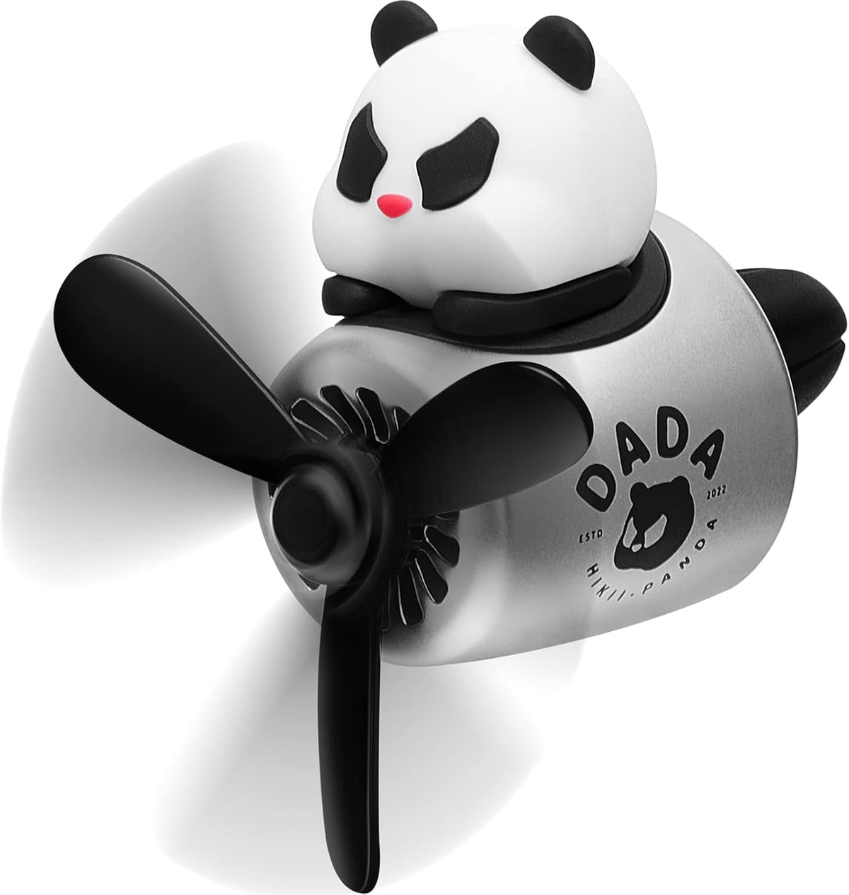 Tallew Car Air Freshener Cute Duck Car Vent Clip Diffuser with Rotating Propeller Outlet Vent 2.5" x 2.4" x 2.1" Easy to Install Included 2 Scents Aroma Tablets Aromatherapy Ornament Auto Accessories
