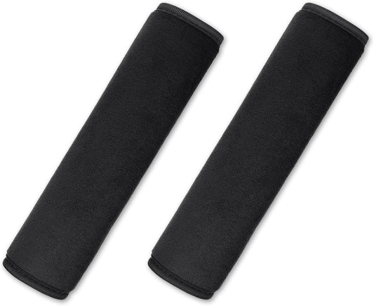 yuntop 2 PCS Car Seat Belt Pads Cover Soft Seat Belt Shoulder Pad Safety Belt Strap Shoulder Pad Comfortable Driving Compatible with Most Cars Helps Protect You Neck and Shoulder (Black)