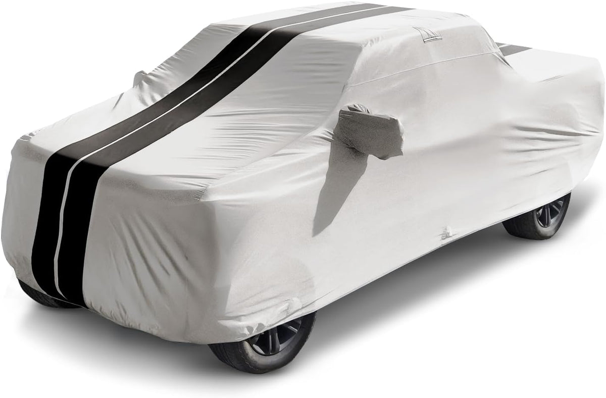 iCarCover 15-Layer Car Cover Waterproof All Weather | Premium Quality Car Covers for Automobiles, UV Protection, El Camino, Impala, Bel Air, Monte Carlo, Galaxie, Charger, Size C21 (See Size Chart) - Colors B
