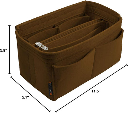 OMYSTYLE Purse Organizer Insert, Felt Tote Bag Organizer Insert with 5 Sizes, Handbag Dividers for Inside Purse, Compatible with Longchamp, Neverful, Speedy and More