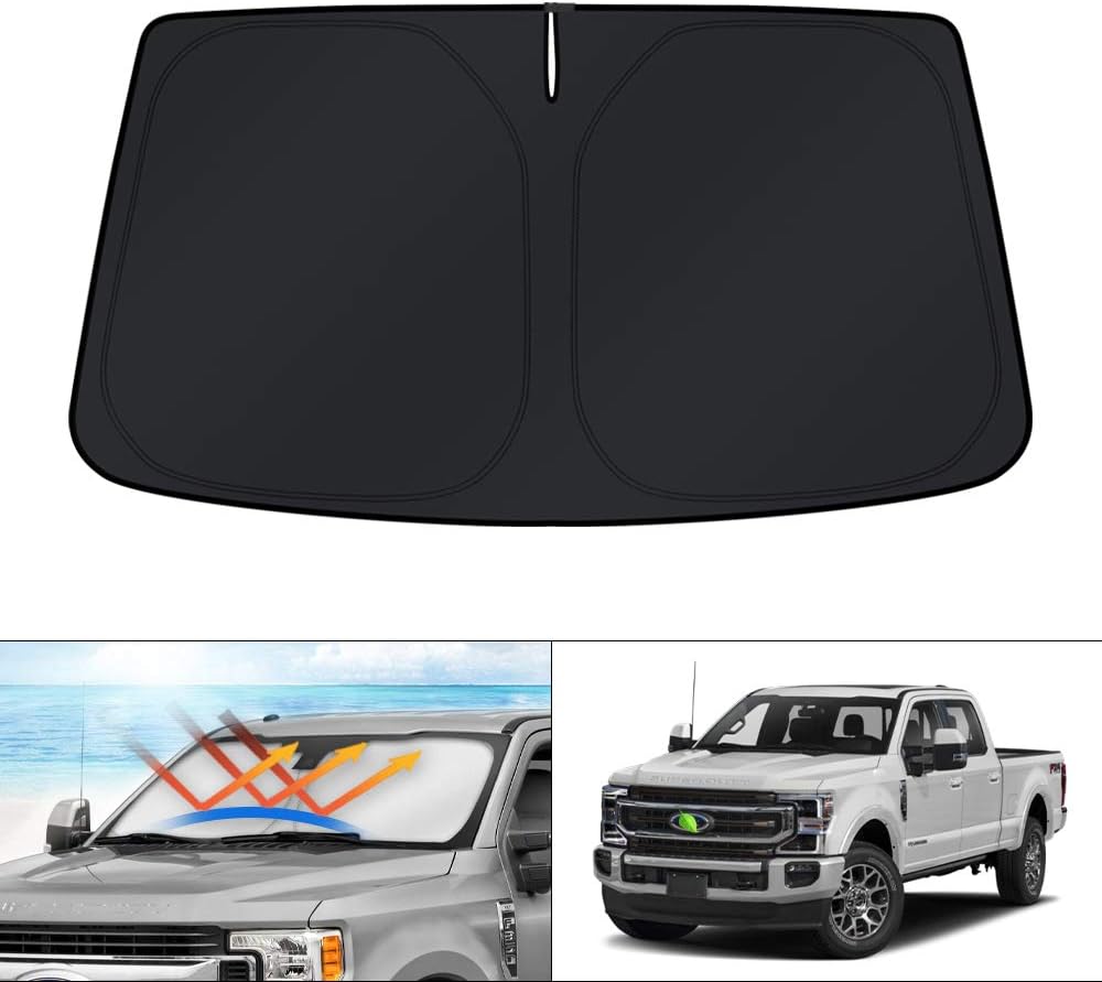 KUST Windshield Sun Shade for Toyota RAV4 2019-2022 2023 2024 2025 2026 Window Accessories Shade Sun Visor Cover Foldable Block UV Rays - Colors F
