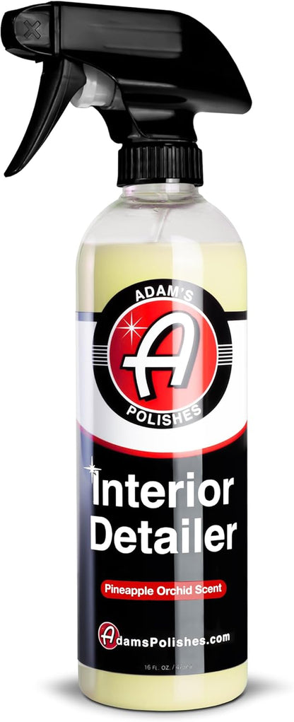 Adam's Polishes Interior Detailer 16 fl. oz (Sweet Almond) - Total Car Interior Cleaner, Protectant & Dressing | All Purpose Cleaner & Leather Conditioner | Vinyl, Dashboard, Screen, Seat Cleaner
