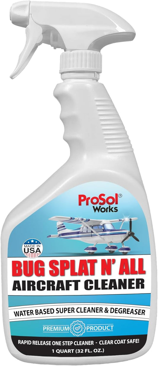 Bug Splat N' All Multi Purpose Cleaner for Vehicle 32 fl oz - Vehicle Cleaner Spray for Bug Splatter, Road Grime, Tar, Bird Droppings & More - Car Cleaner for All Vehicle Types - Safe on All Surfaces