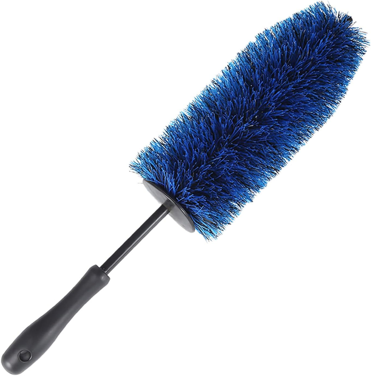 Mr. Detroit - Drill Wheel Brush w/Durable Soft Wool Microfiber Bristles and Steel Shaft for Car Tires, Wheels, Rims, Brakes and Any Other Narrow Spaces| Rim Brush Cleaning Tool w/Non-Scratch Bristle
