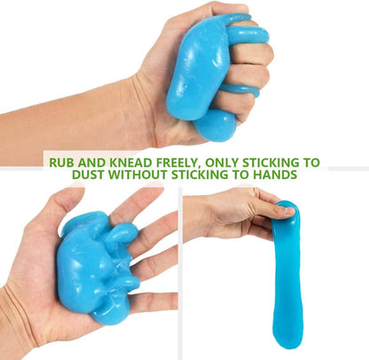 SenseYo 2 Pack Car Cleaning Gel Slime Clean Putty Dust Remover Car Interior Cleaner Kit Supplies Accessories Auto Detailing Tools for Air Vents Consoles Cup Holders Keyboards Notebook Camera