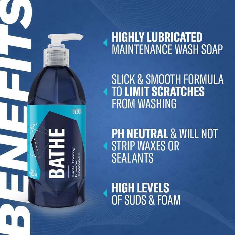 GYEON Wet Coat 500ml - Hydrophobic Ceramic Spray Coating for Cars - High Gloss Solutions for Your Car Paint Wheels and Glass - Spray On Rinse Off Easy DIY Use Formula
