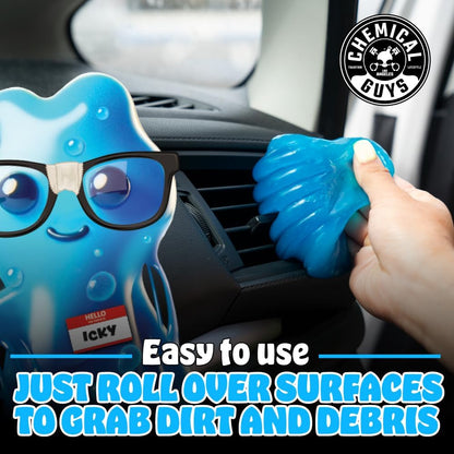 Chemical Guys Interior Cleaning Kit with Storage Bag Total Interior Cleaner Microfiber Towels Detailing Brushes and Sticky Gel Giftable Car Care Set - 10 Items