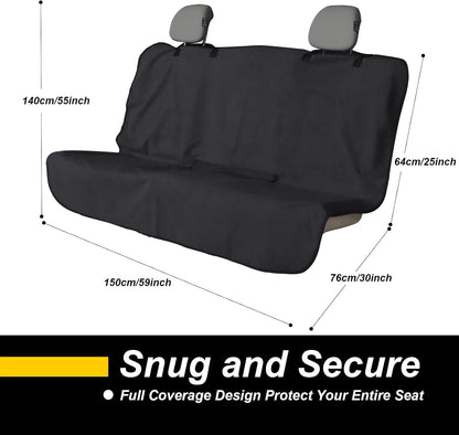Car Seat Cover Protector Front Seats,for Gym Workout,Running,Swimming,Beach and Hiking,Waterproof Sweat Towel Bucket Seat Covers for Cars SUV Trucks (Black, 1Pcs)