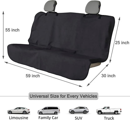 Waterproof Sweating Car Seat Cover for Post Gym Workout, Running, Swimming, Beach and Hiking, Universal Fit Non-Slip Towel Bucket Seat Protector for Cars SUV Trucks, Machine Washable (Grey)