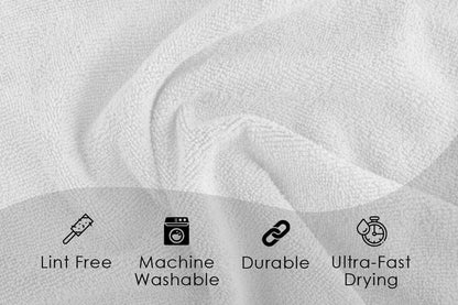 Avalon Towels Microfiber Cleaning Cloths (Value Pack of 36) - Size 16 x 16 Inches, Highly Absorbent Cleaning Rags, Lint Free, Reusable and Washable, Microfiber Towels for Cars