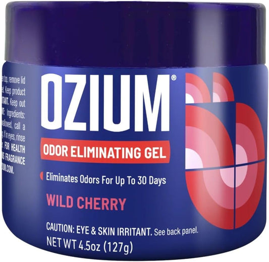 Ozium 4.5 Oz. Odor Eliminating Gel for Homes, Cars, Offices and More, Original, 4 Pack