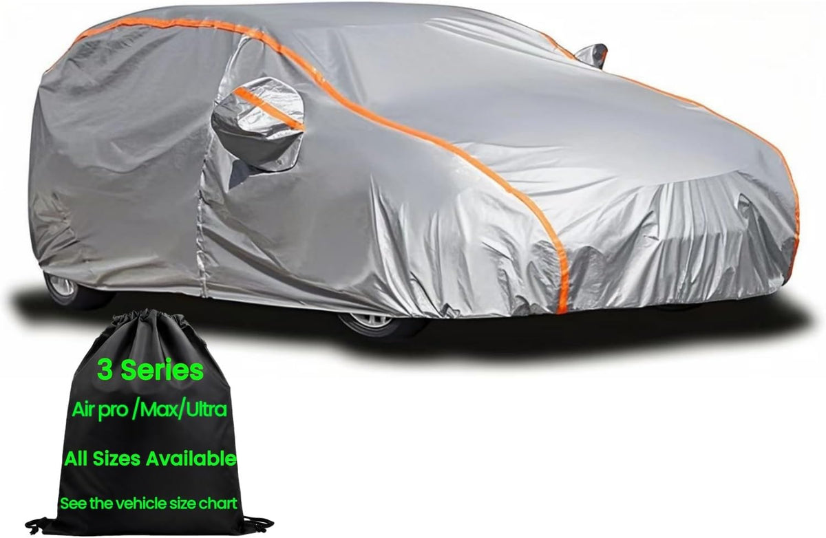 Waterproof Sport Car Cover, Super Lightweight Small Outdoor Car Cover Rain Car Covers for Automobiles All Weather Waterproof Fit Coupe 163" to 178"
