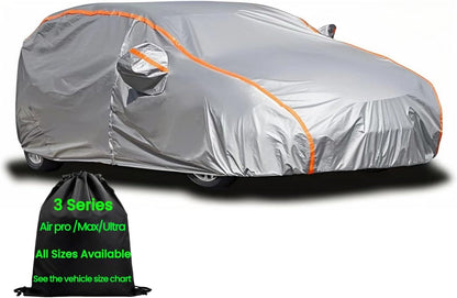 Waterproof Sport Car Cover, Super Lightweight Small Outdoor Car Cover Rain Car Covers for Automobiles All Weather Waterproof Fit Coupe 163" to 178"