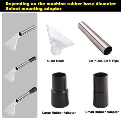 Carpet Vac Extractor Attachment-Tool - Cleaning Vacuum Clear Upholstery Car Detailing Turn Shop Vac into an Extractor