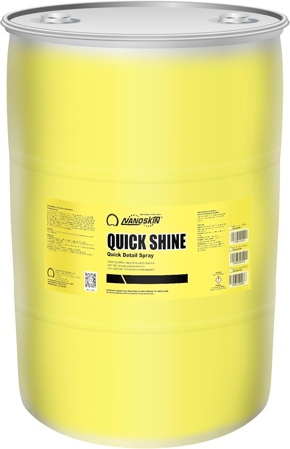 Nanoskin QUICK SHINE Quick Detail Spray 1 Gallon - Waterless Detailer Spray for Car Detailing | Deep Gloss Car Wax Booster & Clay Lubricant | Removes Dust, Smudges, Fingerprints and Other Contaminants