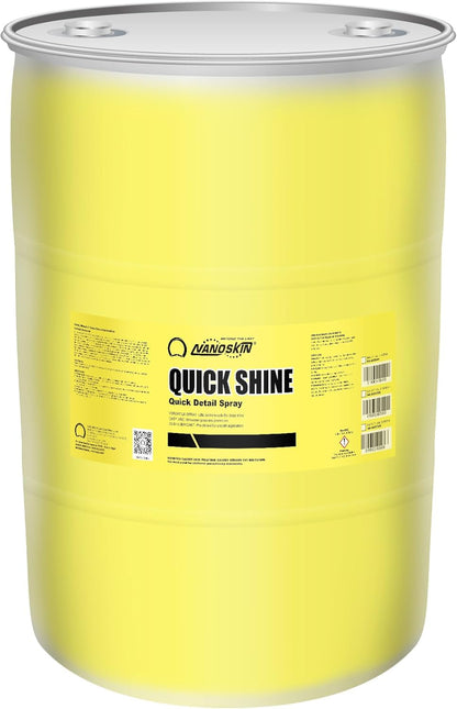 Nanoskin QUICK SHINE Quick Detail Spray 1 Gallon - Waterless Detailer Spray for Car Detailing | Deep Gloss Car Wax Booster & Clay Lubricant | Removes Dust, Smudges, Fingerprints and Other Contaminants
