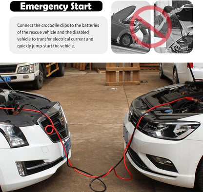 67" 150A Car Jumper Cables Heavy Duty,Automotive Battery Jumper Cables with Anti-Slip Alligator Clips,Essential Jumpers Cable Kit as Emergency Roadside Assistance Tool