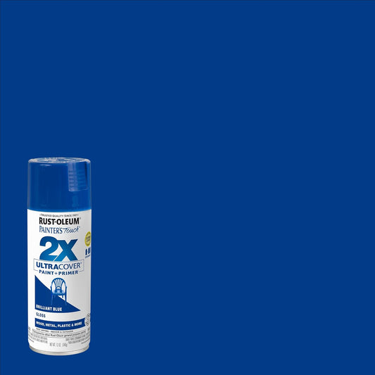Rust-Oleum 334029 Painter's Touch 2X Ultra Cover Spray Paint, 12 oz, Gloss Clear - Colors D