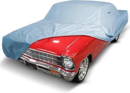 iCarCover Premium Car Cover for 1970-1972 Chevy Monte Carlo Heavy Duty Waterproof All-Weather Automobiles Custom Fit Indoor Outdoor UV Snow Protection Covers with Straps and Bag - Colors A