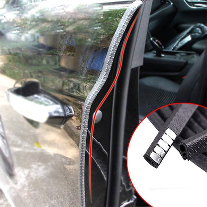 MYFAMIREA 33Ft(10M) Long Car Door Edge Guards, U Shape Edge Trim Rubber Seal Protector Car Door Protection Anti-Collision Rubber Clips Easy to Cut No Need Adhesive Fit for Most Vehicles| Black