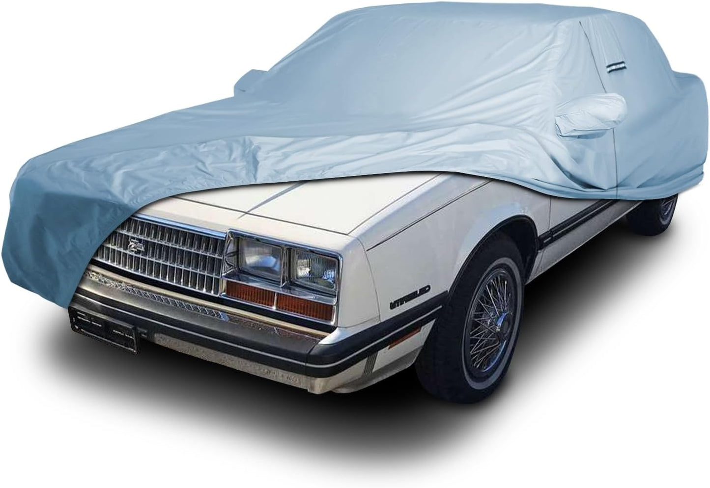 iCarCover Premium Car Cover for 1970-1972 Chevy Monte Carlo Heavy Duty Waterproof All-Weather Automobiles Custom Fit Indoor Outdoor UV Snow Protection Covers with Straps and Bag - Colors C