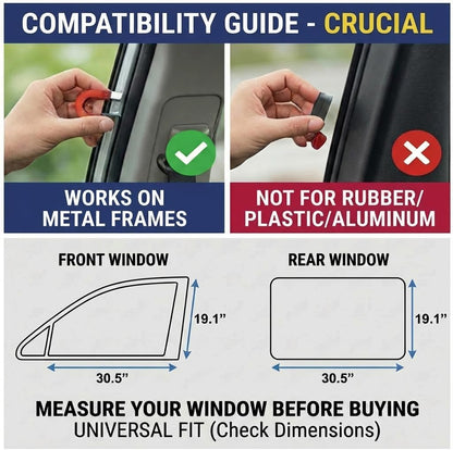 XCBYT Car Window Shades - 4 Pcs Car Privacy Curtains - 100% Block Light Car Window Covers - Magnetic Side Window Sun Shade Keeps Cooler for Breastfeeding, Taking a nap, Changing Clothes, Camping